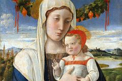 35 Madonna and Child - Giovanni Bellini 1470 - Robert Lehman Collection New York Metropolitan Museum Of Art